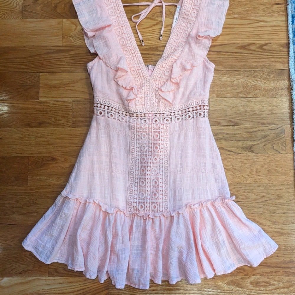 Francescas Crochet mini dress-size S